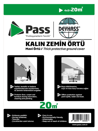 PASS DEYHASS KALIN ZEMİN ÖRTÜSÜ 20M2 